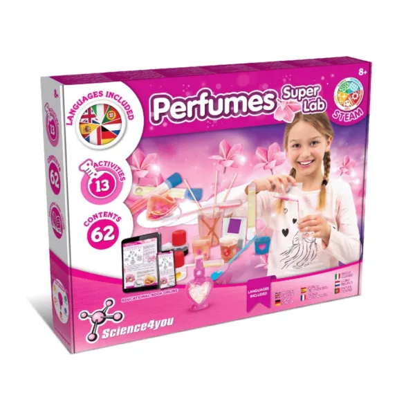 Лаборатория за парфюми и козметика Science4you STEM комплект Perfumes Lab с 62 части за деца 8+