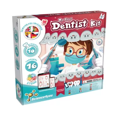 Детски STEM комплект Моят първи зъболекар Dentist Kit Science4you образователна игра 5+