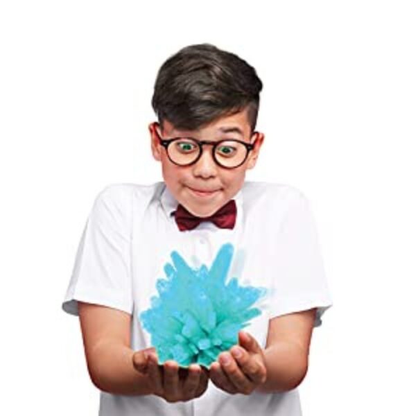 Растящи светещи кристали - Химичен комплект с 10 експеримента-bellamiestore