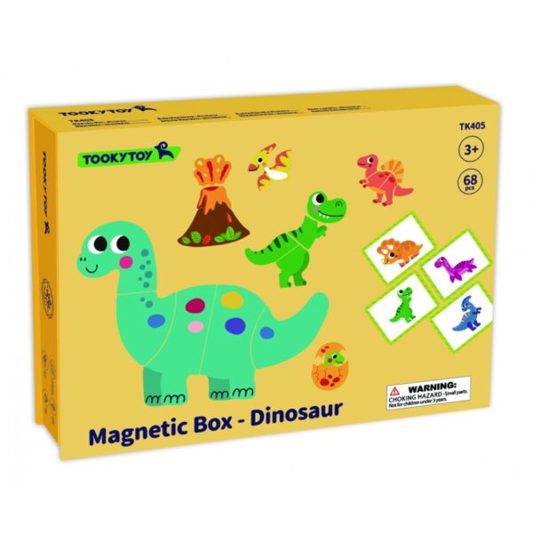Tooky Toy Магнитна забавна игра - Динозаври-bellamiestore