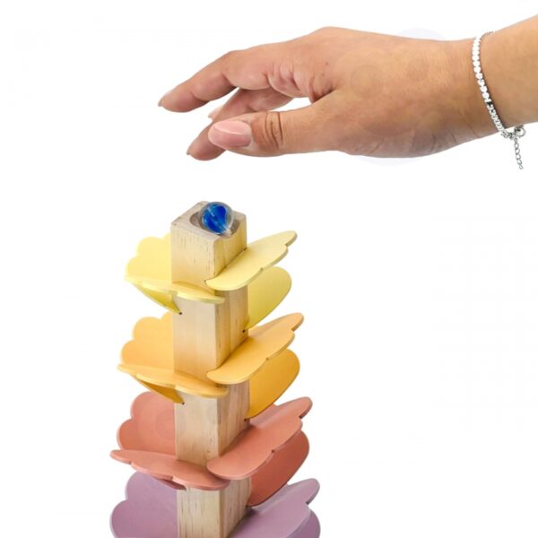 Tooky Toy Музикално дърво с топчета-bellamiestore