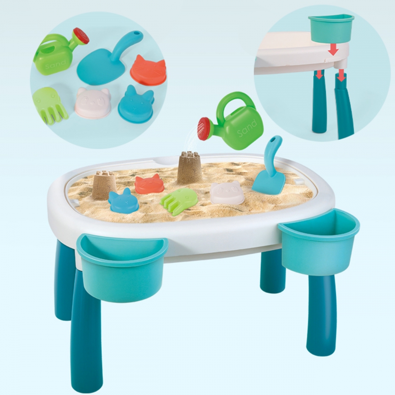 Водна масичка и пясъчник 2 в 1 с аксесоари-детски играчки