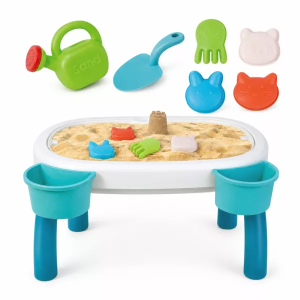 Детска водна масичка Jolly 2 в 1 с пясъчник и цветни аксесоари
