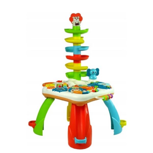 Детска масичка за игра с образователни активности - безопасни играчки за бебето 5