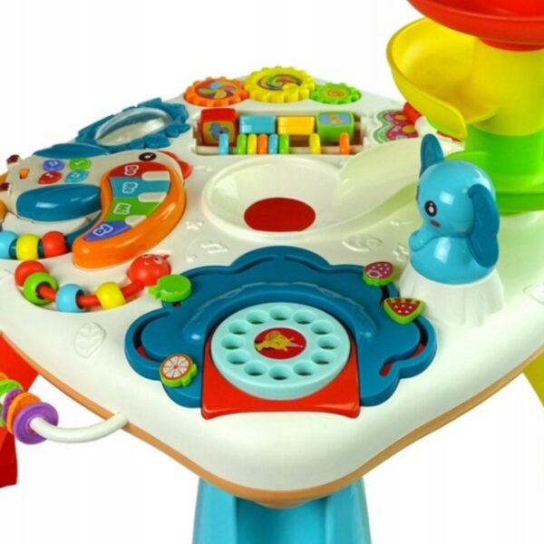 Детска масичка за игра с образователни активности - безопасни играчки за бебето 3