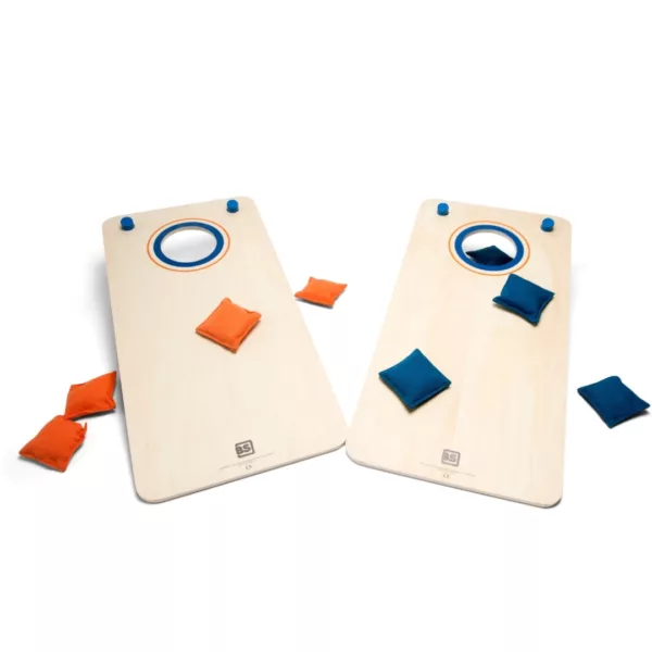 Игра за ловкост Корнхол BS Toys с две дървени дъски и торбички