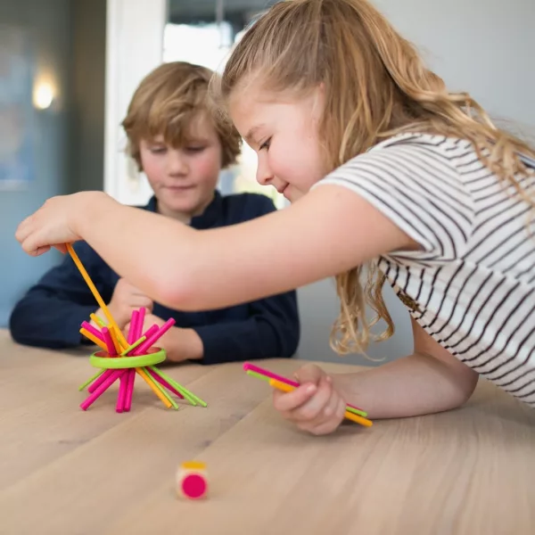 Микадо Диня дървена игра с цветни пръчици BS Toys 6+