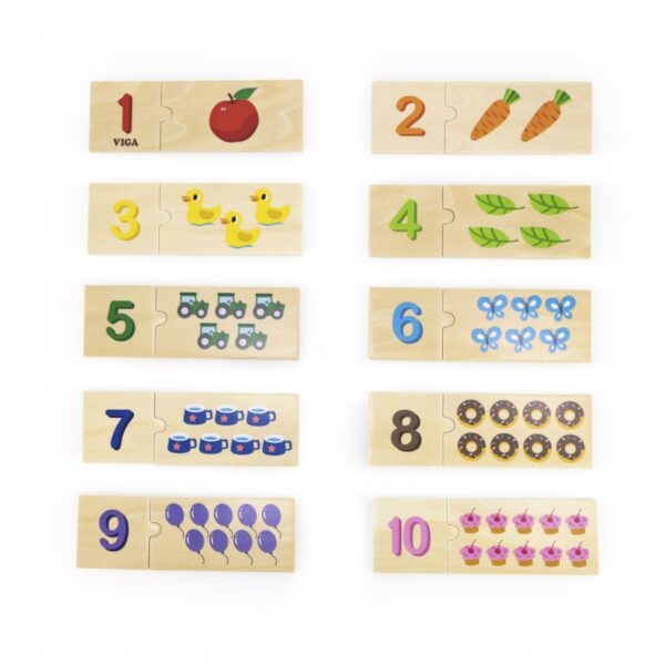 Монтесори пъзел - Свържете числата от Viga Toys | BellamieStore 6