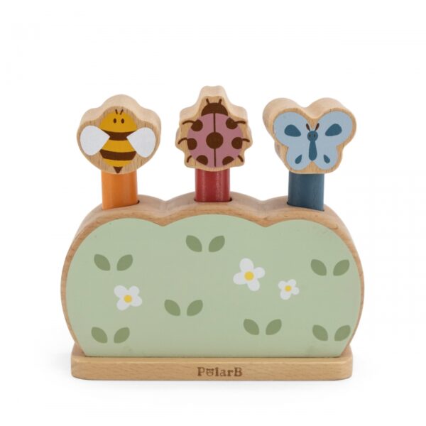 Polar B Дървена играчка със скачащи насекоми- детска играчка 2