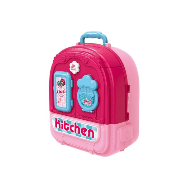 Преносима къща за кукли и кухня в раница Jolly - играчки за момичета 2