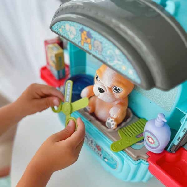 Преносима къщичка за куче и ветеринарна клиника в раница - играчки за момчета