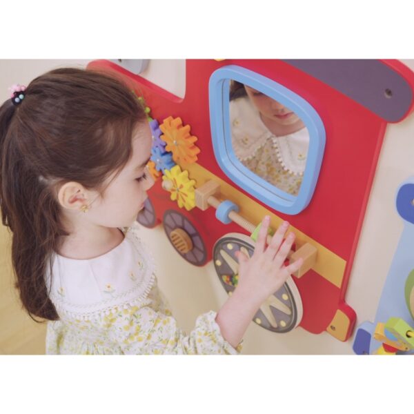 Дървена дъска за сензорна игра - Влак от Viga Toys - играчки за детски градини 7