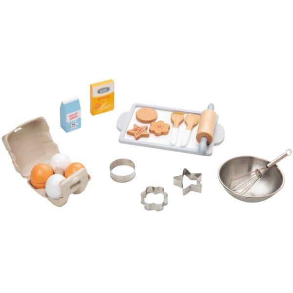 Дървена играчка - Комплект за печене на сладки - lelin toys