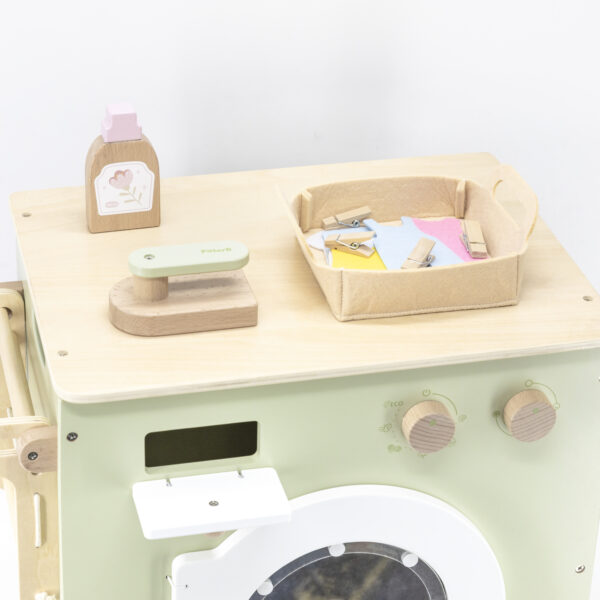 Детска дървена пералня за игра Polar B - ролеви играчки