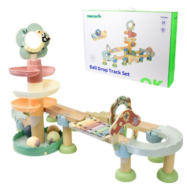 Музикална писта с топки - Моите горски приятели - tooky toy играчки 3