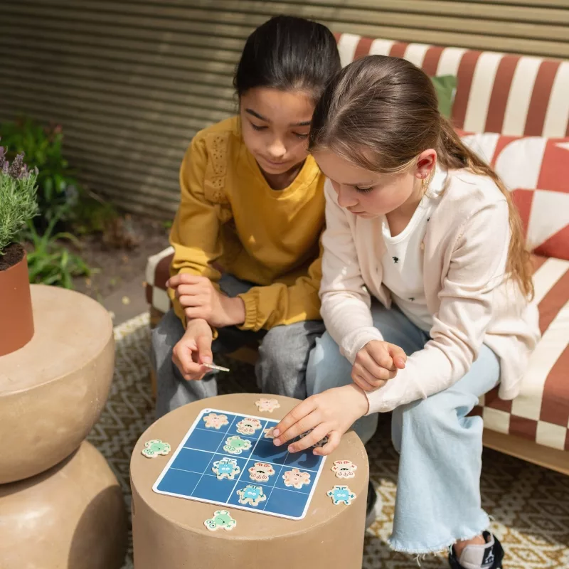 Детска образователна игра Судоку Чудовища от BS Toys с дървени фигурки и цветна дъска за 6+