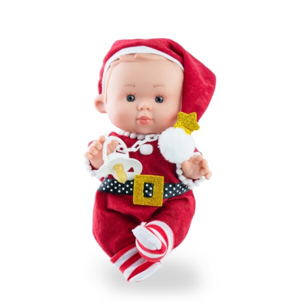 Детска кукла - Коледен елф с биберон 1