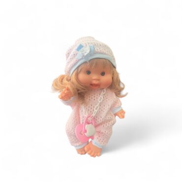 Детска кукличка Мая с плетен комплект и биберон 2