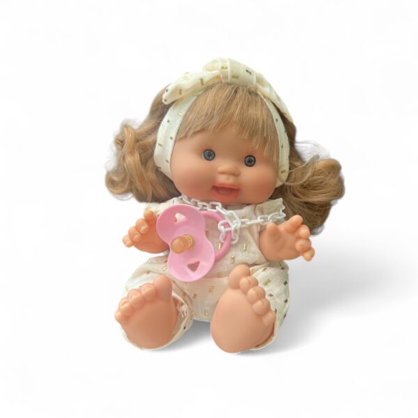 Кукла - Бебче Мая с гащеризон и панделка