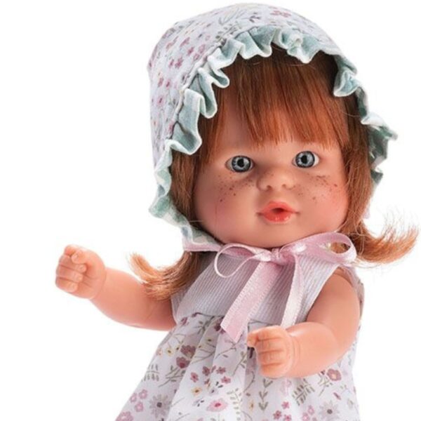 Кукла - Бебе Чикита с рокля и шапка на цветя 1