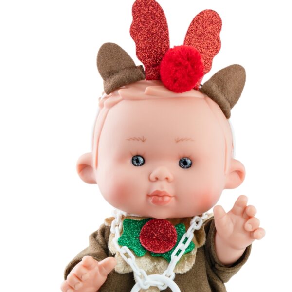 Кукла бебе- Коледно елфче 26 см. 1