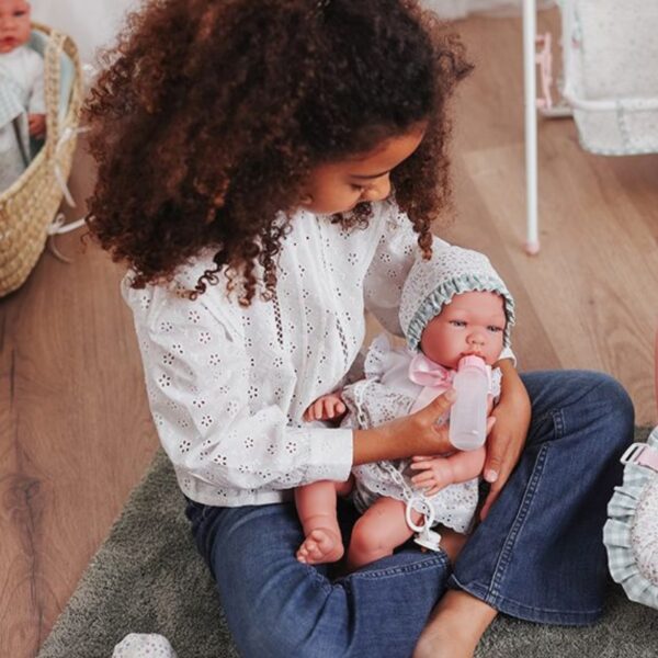 Кукла Бебе Мария с рокля и възглавничка 3