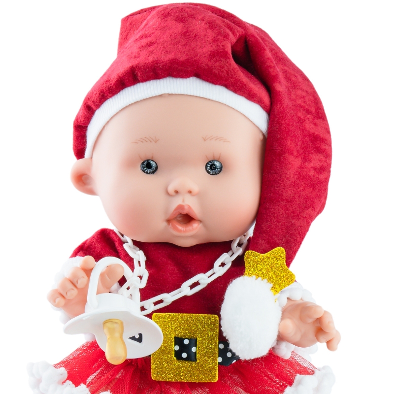 Marina and Pau Кукла - Коледен елф 26 см. с биберон 1