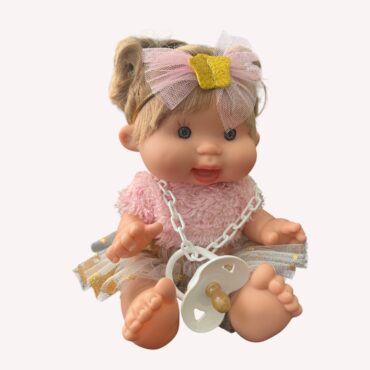 Сладка кукличка за игра Мая 26 см. с биберон 1