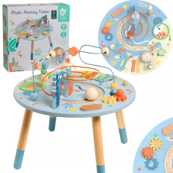 Дървена маса за игри - Морски живот от Classic world