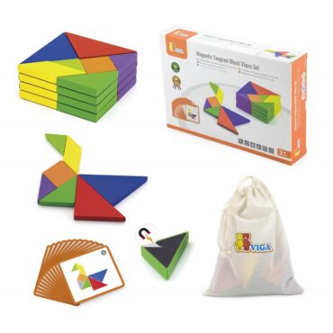 Комплект магнитни форми - Танграм от Viga Toys 7