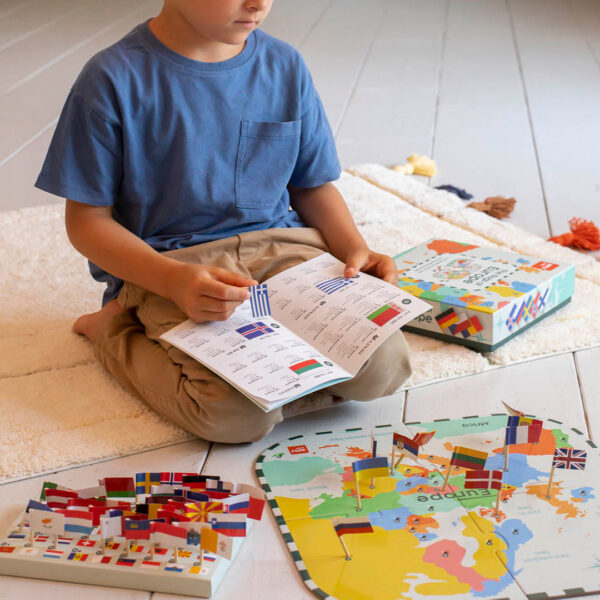 Образователен пъзел - Флаговете на Европа 3