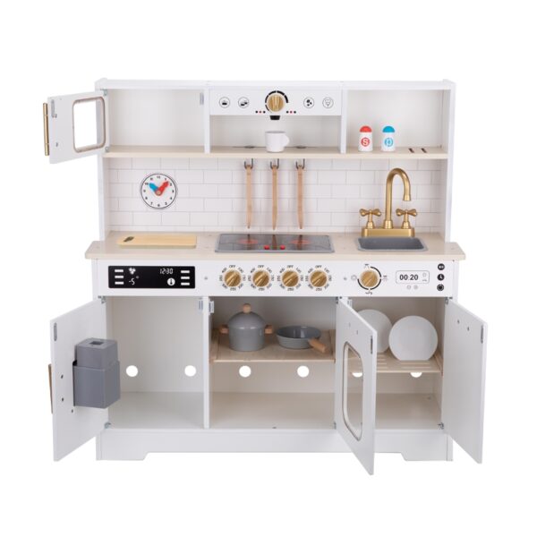 Детска дървена кухня с модерни аксесоари 4