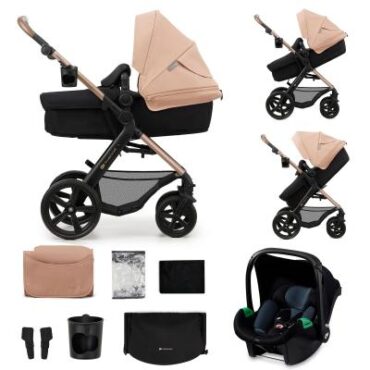 Бебешка количка KinderKraft MOOV 2 3в1 SAND BEIGE 15