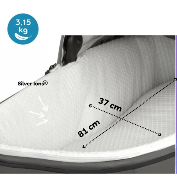 Бебешка количка Buba ZAZA2 2в1 CoffeeBrown 7