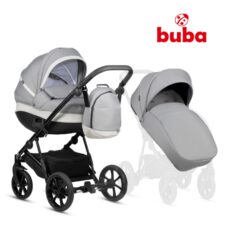 Бебешка количка Buba ZAZA2 2в1 WarmGrey 1