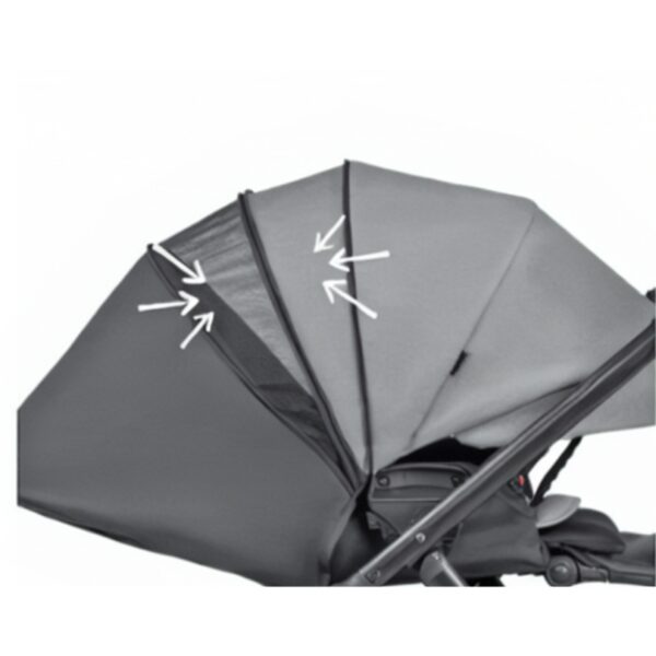 Бебешка количка Buba ZAZA2 2в1 WarmGrey 5