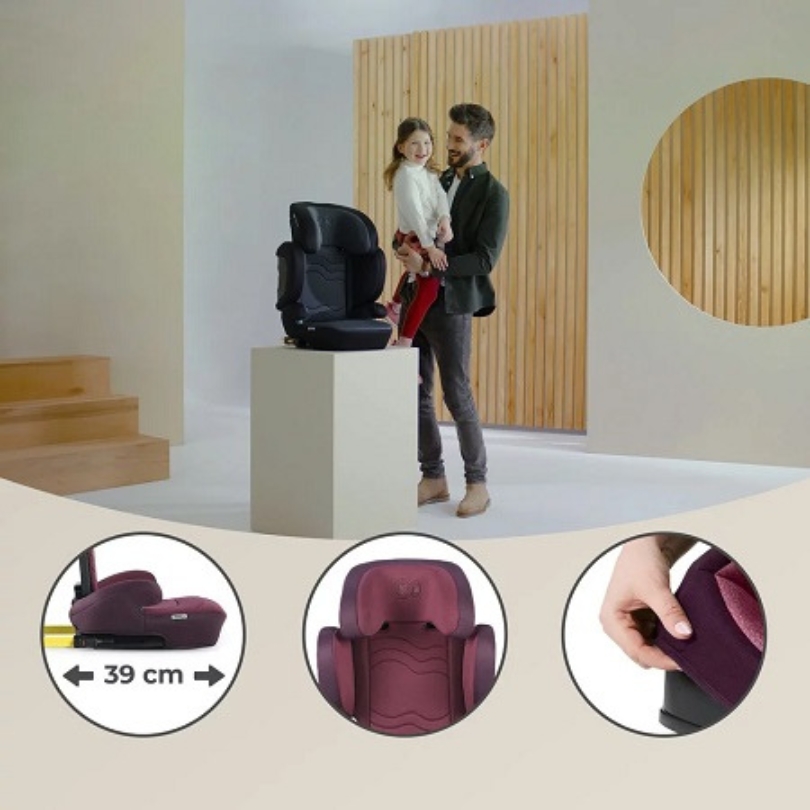 Столче за кола KinderKraft XPAND 2 I SIZE GRAPHITE BLACK 10