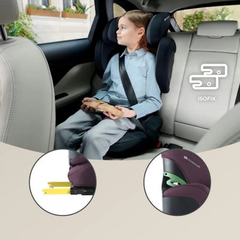 Столче за кола KinderKraft XPAND 2 I-SIZE ROCKET GREY 6