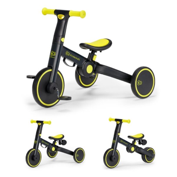 Триколка KinderKraft 3в1 4TRIKE черна 15