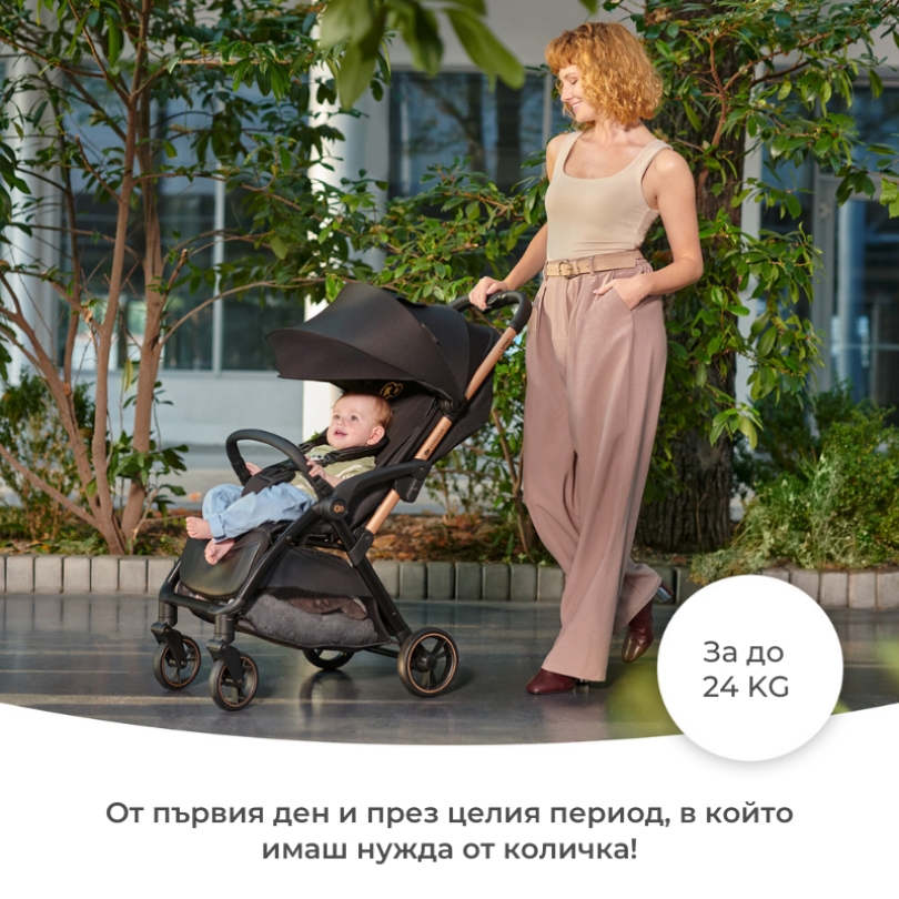 Бебешка количка KinderKraft APINO HAPPY SHAPES 8