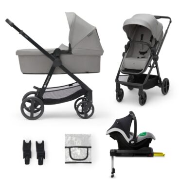 Бебешка количка KinderKraft NEWLY 4в1 MOONLIGHT GREY 14