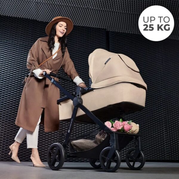 Бебешка количка KinderKraft NEWLY 4в1 MOONLIGHT GREY 4