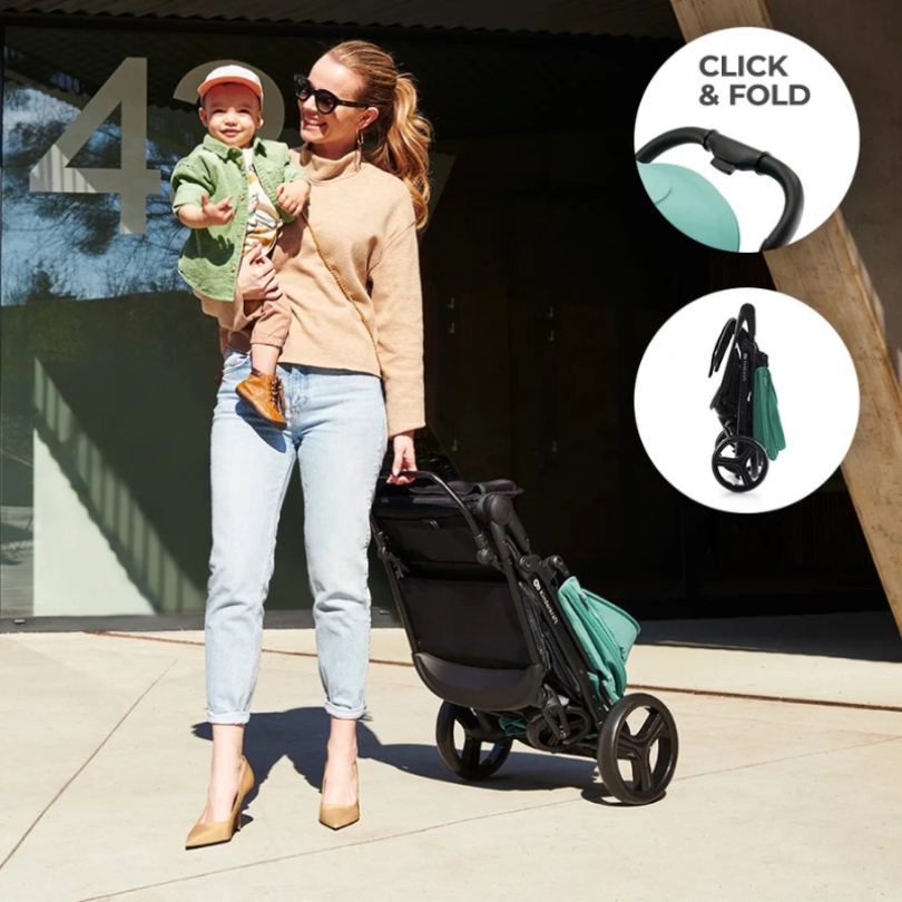 Бебешка количка KinderKraft RINE CLASSIC BLACK 5