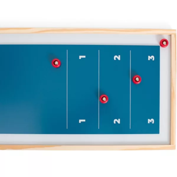 Дървена игра Shuffleboard от BS Toys с номерирани зони