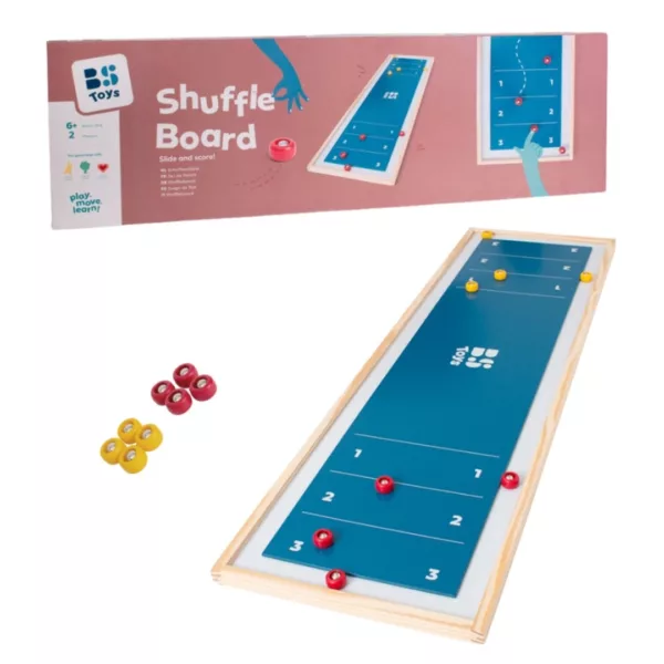 Забавна игра за сръчност Shuffleboard от BS Toys – пълен комплект