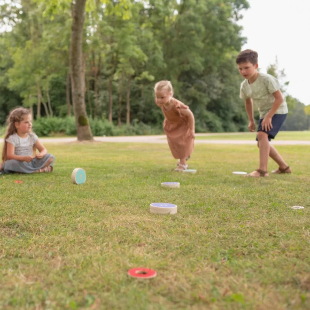 Дървена спортна игра Търкаляй и спечели игра на открито 5+