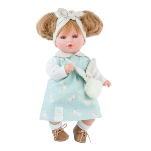 Детска кукла Мона с меко тяло и звуков механизъм