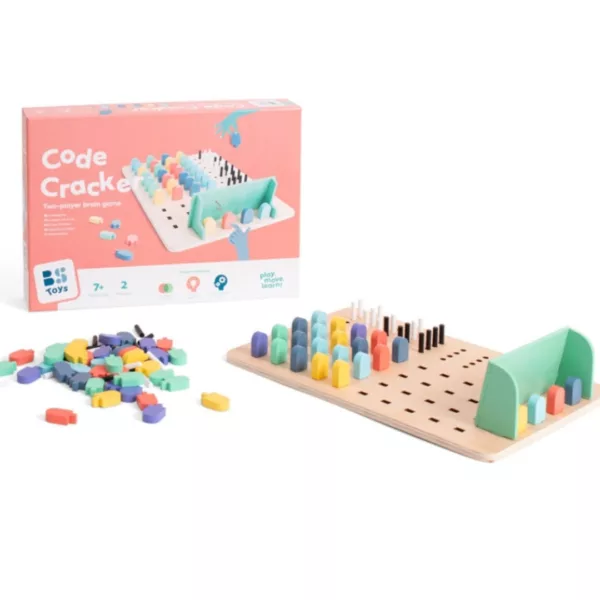Детска логическа игра за разбиване на кодове BS Toys дървена 7+