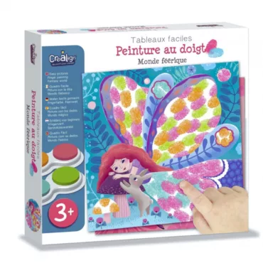 Детски комплект за оцветяване с пръсти феи Crea Lign творчески комплект 3+