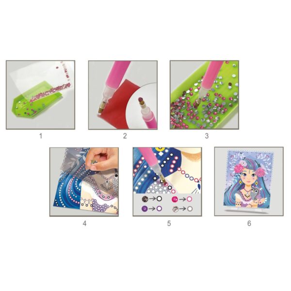 Комплект за декориране - Диамантени Момичета 4